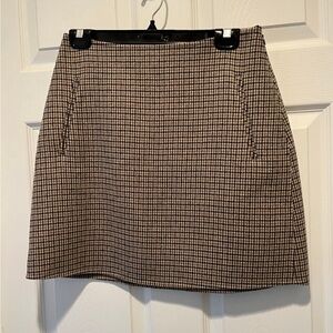 Wool Aline Mini Skirt